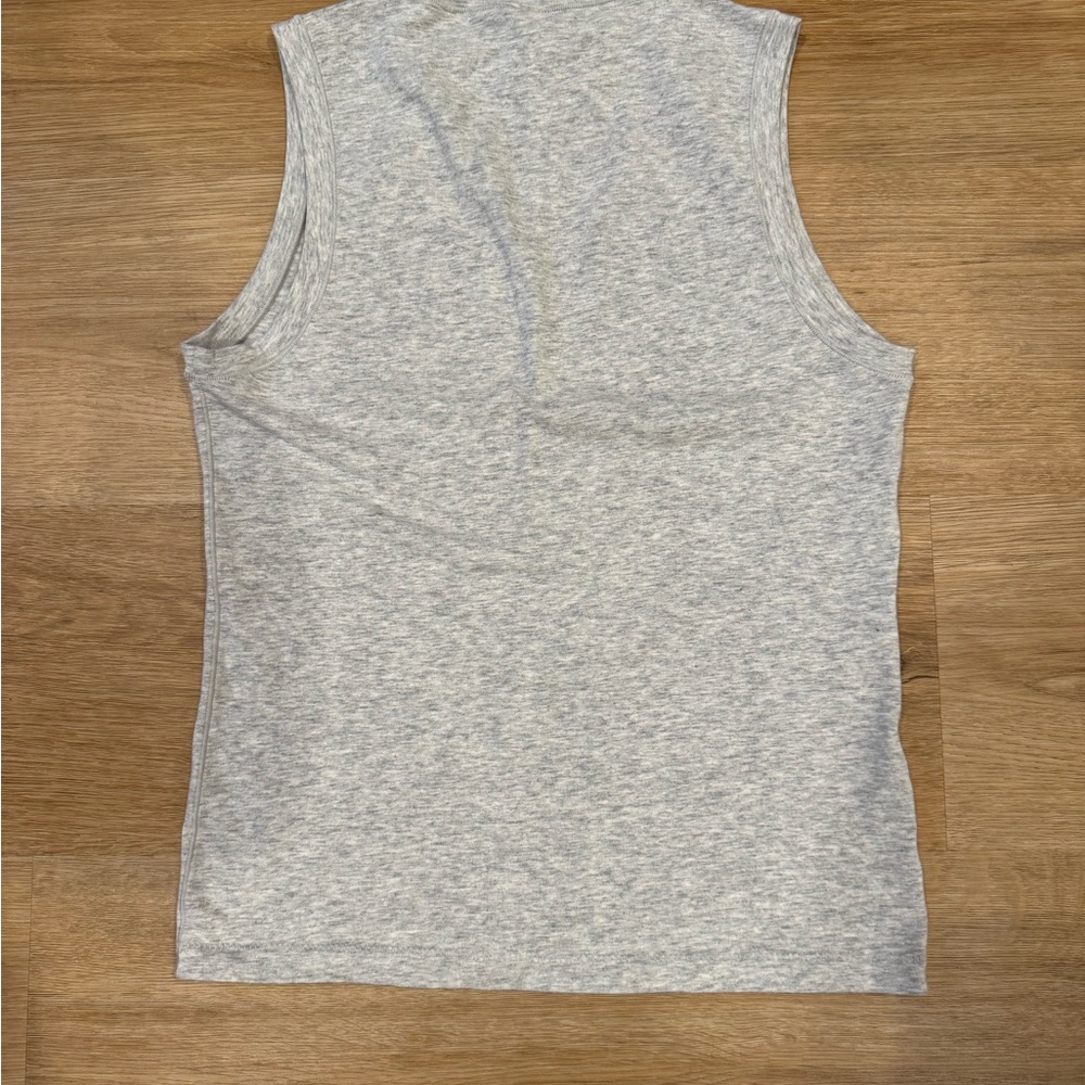 NWT SKIMS Cotton Jersey Mock Neck Tank - Picture 3 of 4